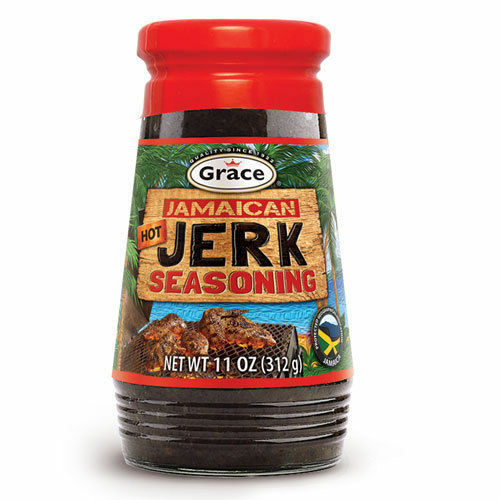 Grace Jamaican Hot Jerk Seasoning Rub 11 oz (Pack of 12)