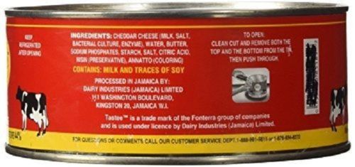 jamaican tastee cheese processed cheddar cheese 1kg - JamaicanFavorite