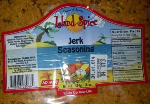 Island Spice Jerk Seasoning 16 oz.