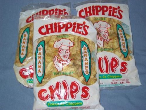 Lot de chips jamaïcaines CHIPPIES ORIGINAL BANANA -  France