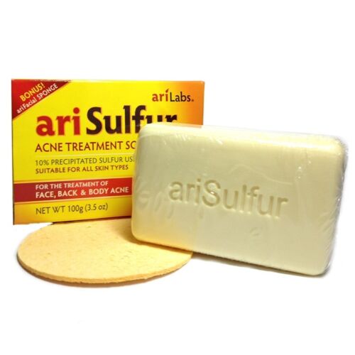 ariSulfur Facial & Body Treatment Soap 3.5oz (Pack of 6)