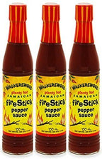 walkerswood plenty hot jamaican fire stick pepper sauce 100 ml x 3 - JamaicanFavorite
