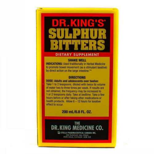 Dr. King Sulphur Bitters 200 ml (Pack of 3) | Promote Digestive Health