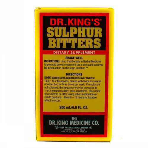dr kings sulphur bitters dietary supplement 200 ml - JamaicanFavorite