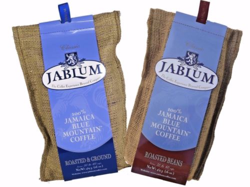 Jamaican Blue Mountain Coffee, Medium Roasted Whole Beans, Roasted & Ground Coffee by Jablum