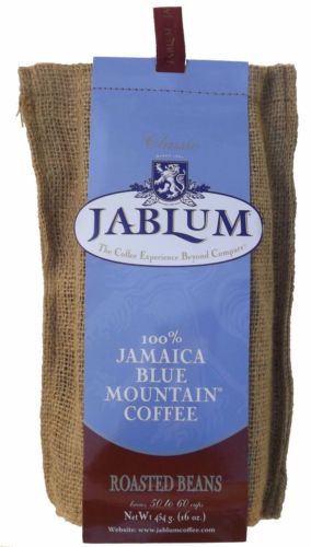 Jamaican Blue Mountain Coffee, Medium Roasted Whole Beans, Roasted & Ground Coffee by Jablum