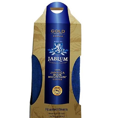 Jamaican Blue Mountain Coffee Roasted Beans Gold by Jablum Coffee 16oz