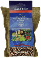 Jamaican Blue Mountain Ground Coffee by Island Blue, Medium Roasted & Ground 8 oz.