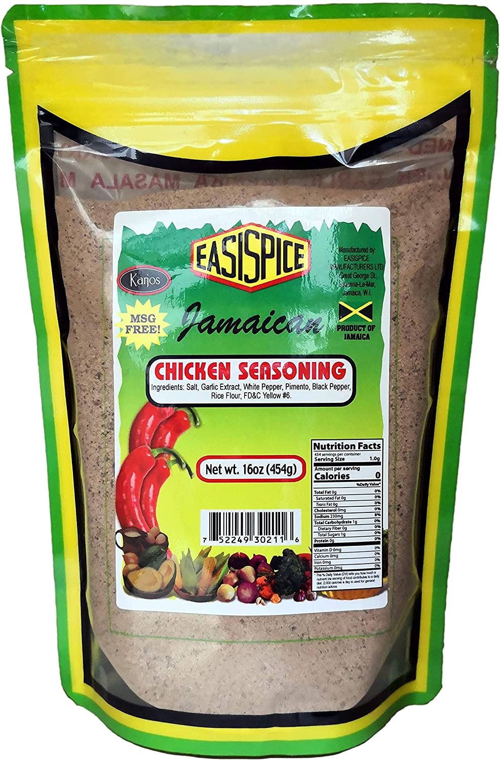 Easispice Jamaican Fish Seasoning 16oz
