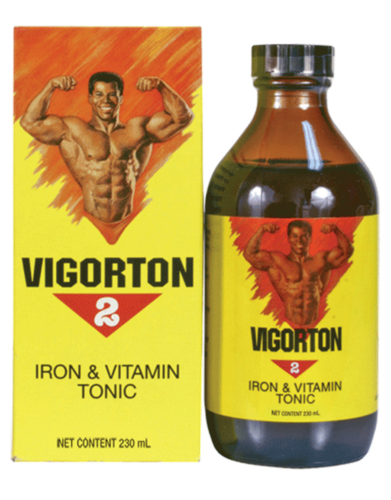 Vigorton 2 Iron & Vitamin Tonic 230 ml (Pack of 2)