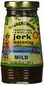 Walkerswood Traditional Jamaican Jerk Seasoning, 10 oz., Mild, Versatile Jerk Seasoning, Add Traditional Jamaican Kick to Chicken, Lamb, Pork, Fish and Vegetable Dishes