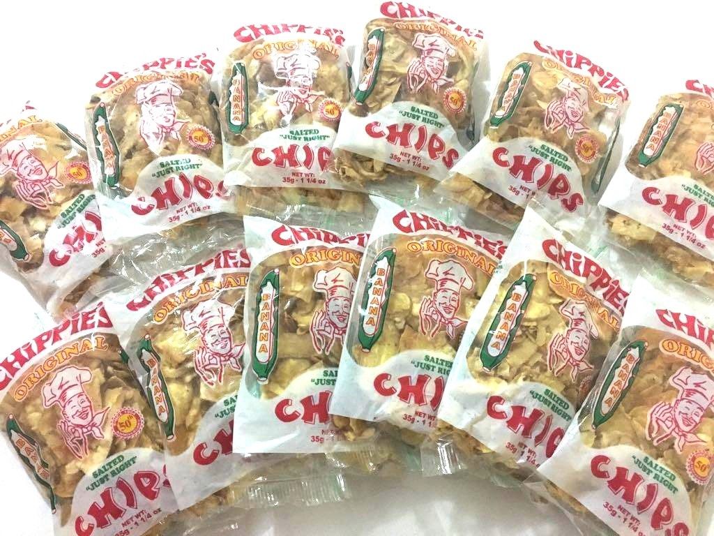 chippies 100% jamaican banana chips 1 oz (Pack of 12) - JamaicanFavorite