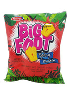 Holiday Big Foot, The Giant Cheese Snack, Spicy, 25g. (Pack of 20)